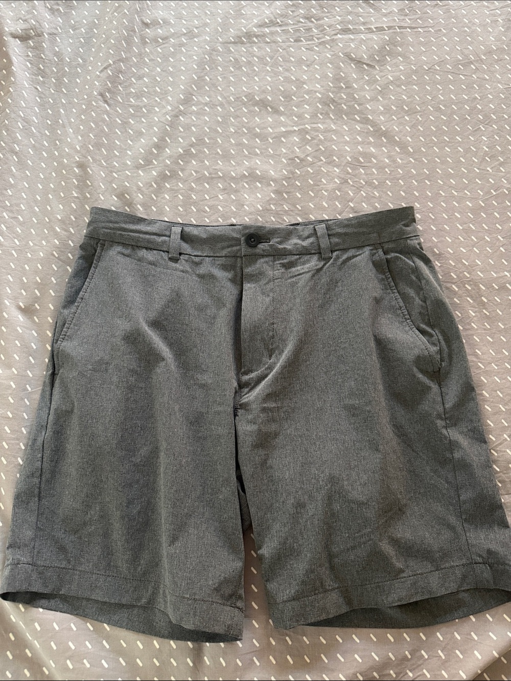 Men's Classic Gray Casual Shorts